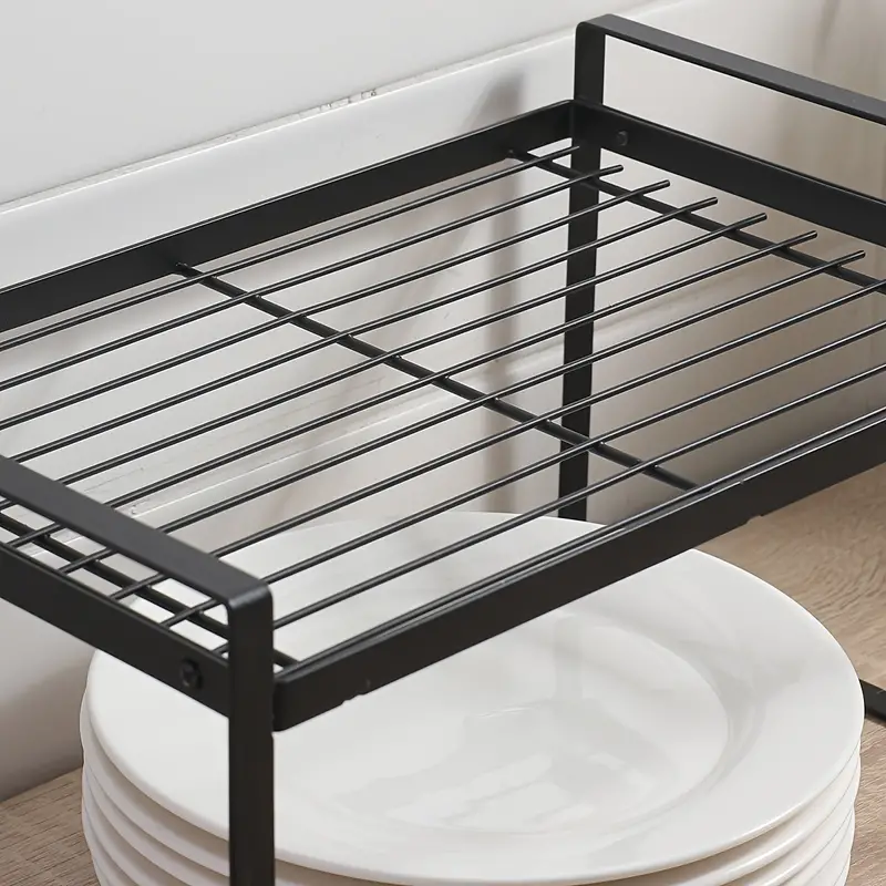 استاند ورف معدن لتنظيم أدوات المطبخ كالحلل و الأكواب والاطباق