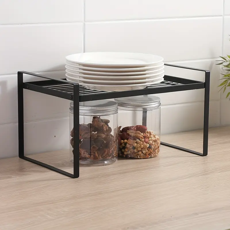 استاند ورف معدن لتنظيم أدوات المطبخ كالحلل و الأكواب والاطباق