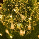 فرع زينة مضئ 3 متر شكل قطرة الندي لأستقبال ليالي رمضان المبهجة