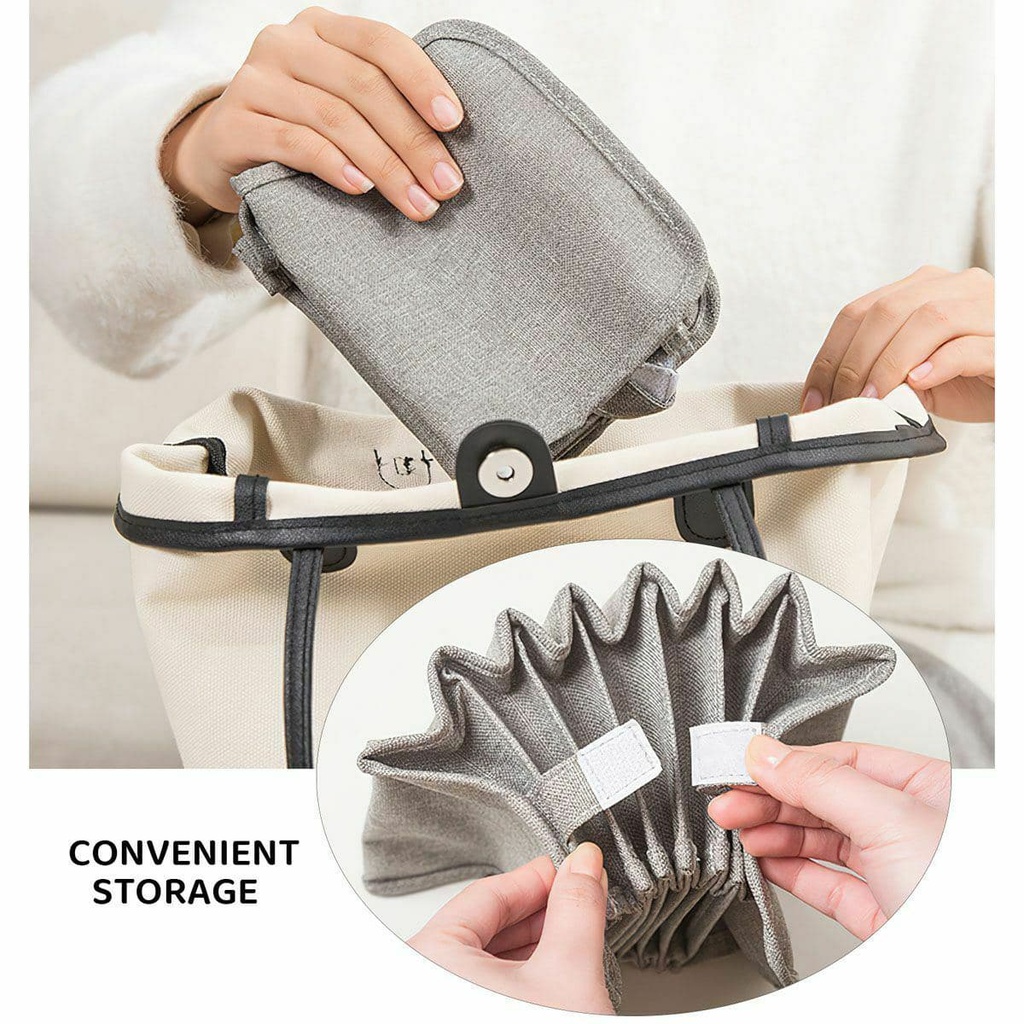 منظم أدراج لتنظيم الملابس الداخلية والجوارب وربطات العنق قماش 3 قطع قابل للطي