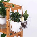 رف معدن متعدد الاستخدامات بهوك لتعليقه ف درف المطبخ و الحمام لتنظيم و ترتيب الادوات بسهولة