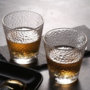 طقم شفشفق و 4 اكواب زجاج جولد منقرش بيد و غطاء لتقديم العصائر و المشروبات الرمضانية في العزومات