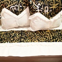 طقم رانر كتان مع اتنين اكياس مخدة بتصميم عربي رمضاني لديكور رمضان