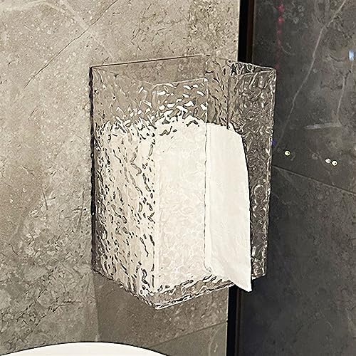 علبة مناديل اكليريك شفاف متعرج  بدبدوب ثري دي لغرف النوم والاطفال واللفينج