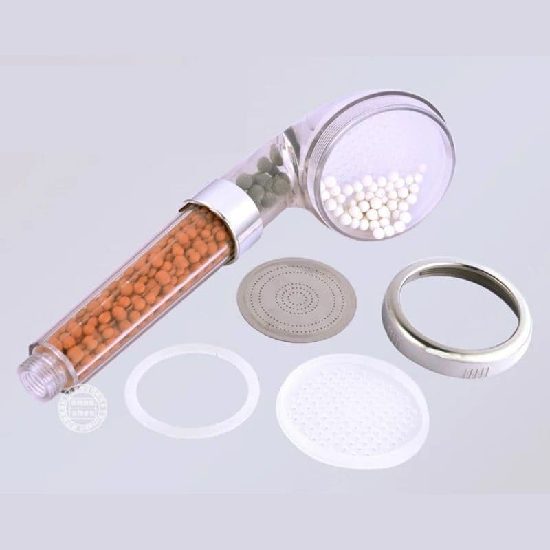 سماعة دش لضغط المياه الضعيفة وفلتر الحبيبات