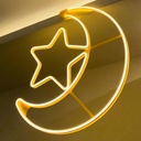 هلال ونجمة ليد