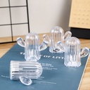 شمعة شكل صبارة مضيئة بدون لهب لتجديد ديكور المنزل وإضفاء اجواء رومانسية هادئة من الاكليريك ​