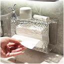 علبة مناديل اكليريك بدبدوب ثري دي لغرف النوم والأطفال والحمام بلزق دبل فيس قوي