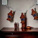 فرع زينة فوانيس 3 متر لتجديد وتغير الديكور والأحتفال بالشهر الكريم