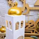 مئذنة مضيئة وبصوت لتجديد الديكور وإضفاء أجواء رمضانية مميزة من الجبس