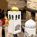 مئذنة مضيئة وبصوت لتجديد الديكور وإضفاء أجواء رمضانية مميزة من الجبس