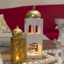 مئذنة مضيئة وبصوت لتجديد الديكور وإضفاء أجواء رمضانية مميزة من الجبس