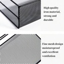 رف منظم وحامل لأدوات المطبخ والحمام بهوكات ورف حامل للمناديل من المعدن بلزق دبل فيس قوي