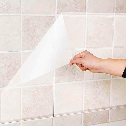 رول استيكر شفاف 3 متر وتربروف لاصق للحائط والترابيزات مانع لأنزلاق و قابل للقص