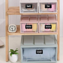 بكرة استيكر كتابة لاصق وتربروف للتحديد و التصنيف للبرطمانات و التوابل و علب التخزين