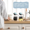 بكرة استيكر كتابة لاصق وتربروف للتحديد و التصنيف للبرطمانات و التوابل و علب التخزين