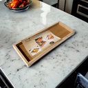 منظم خشبي مستطيل صغير الحجم لتنظيم وترتيب الميك اب و اكسسورتك كديكور ف اوضتك