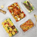 طقم صواني فرن بايركس حراري 3 قطع بمقاسات مختلفة  لحمل وتقديم الطعام علي السفرة بشكل شيك