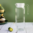 شفشفق اكيليريك لتقديم المشروبات الرمضانيه بغطاء محكم الغلق و يد 1000 ملي