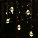 فرع زينة علي شكل لمبة 12 قطعة مميزة لاجواء رمضان