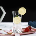 كوباية زجاج بجبل جليدي ثري دي من الداخل لشرب وتقديم العصائر والمشروبات الغازية 280 ملي