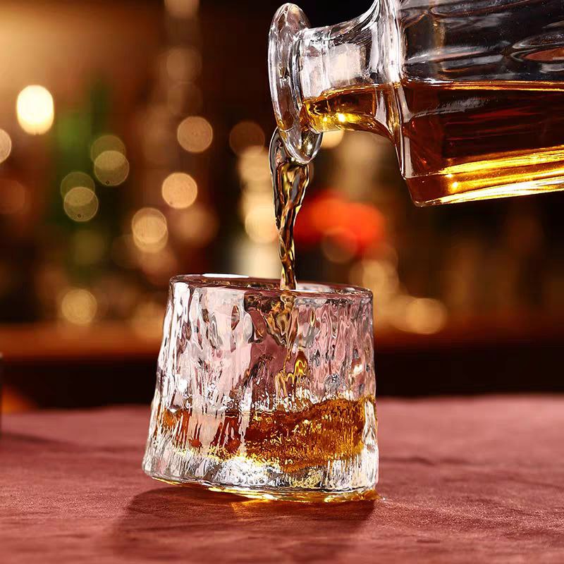 كوباية راقصة 180 ملي زجاج جليدي لشرب وتقديم العصائر والنسكافية للضيوف بشكل شيك