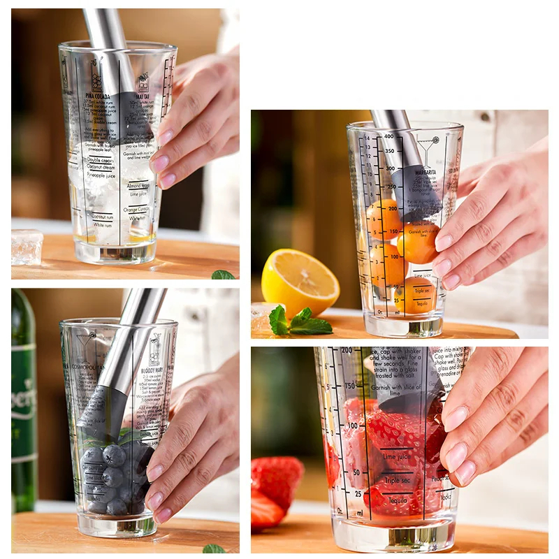 مدق يدوي للثلج ولهرش الفواكه استانليس ستيل غير قابل للصدأ