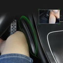 وسادة سيارة ميني جلد مبطنة لراحة الركبة والكوع أثناء القيادة مزودة بدبل فيس لسهولة اللصق