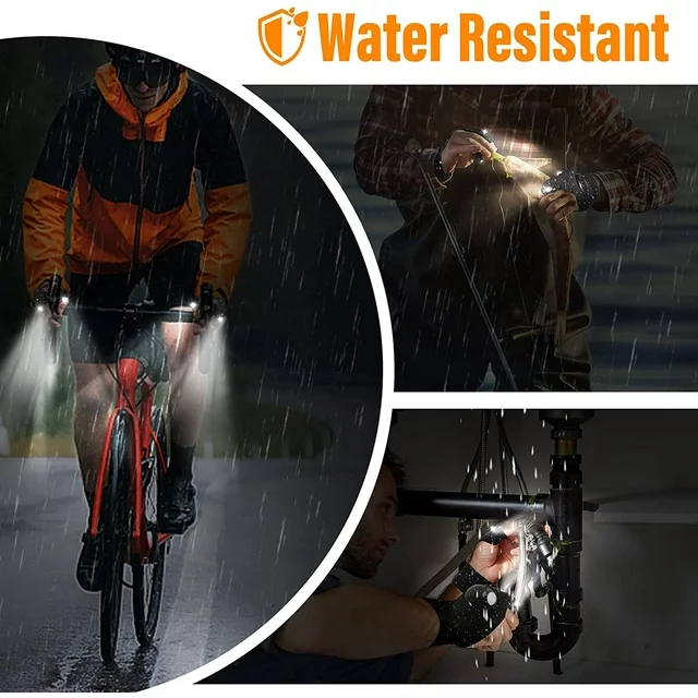 جوانتي مصباح ليد بدون أصابع للفنين ورحلات الصيد والتخيم وركوب الدراجات وتسلق الجبال