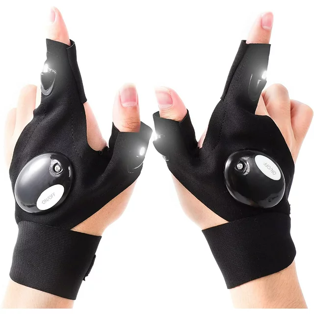 جوانتي مصباح ليد بدون أصابع للفنين ورحلات الصيد والتخيم وركوب الدراجات وتسلق الجبال