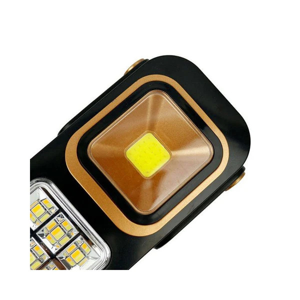 كشاف ليد 39 لمبة بدرجات إضاءة مختلفة قابلة للتعديل ويد لسهولة الحمل يعمل بالطاقة الشمسية