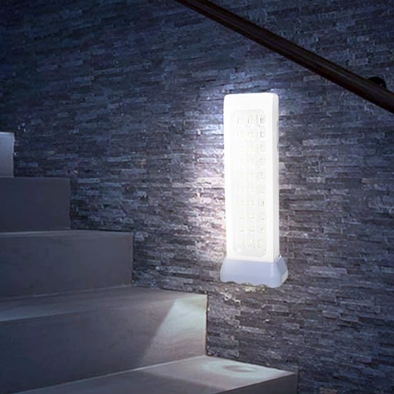 كشاف طوارئ ليد 30 لمبة لإضاءة الممرات والسلالم بوصلة يو اس بي