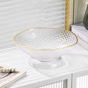 طبق اكليريك بقاعدة قابلة للفك لحمل وتقديم الفواكه والخضروات للضيوف بشكل شيك