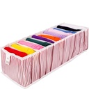 منظم ملابس وتربروف 8 خانات لحمل وتنظيم البناطيل والتيشرتات والقمصان والملابس الداخلية للأدراج والدواليب