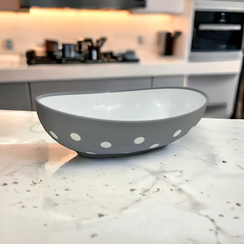 طبق لحمل الخضروات وتقديم الفواكه من البلاستيك