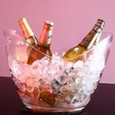 بولة اكليريك لتقديم السلطات والخضار والفاكهة للضيوف بشكل شيك بيد لسهولة الحمل