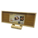 صينية خشب لحمل وتقديم المكسرات والكاندي وتستخدم كحامل للميكب والاكسسوارات علي التسريحة