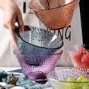 بولة اكليريك زيتي شفاف لحمل وتقديم الفواكه والخضروات والسلطات علي السفرة بشكل شيك