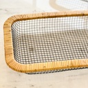 سلة فاكهه معدن لتقديم الفواكه للضيوف بشكل شيك ومختلف