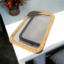 سلة فاكهه معدن لتقديم الفواكه للضيوف بشكل شيك ومختلف