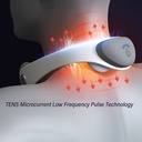 USB جهاز مساج ز تدليك للرقبة مبطن 5 مستويات يساعد علي الراحة و الاسترخاء يعمل بوصلة