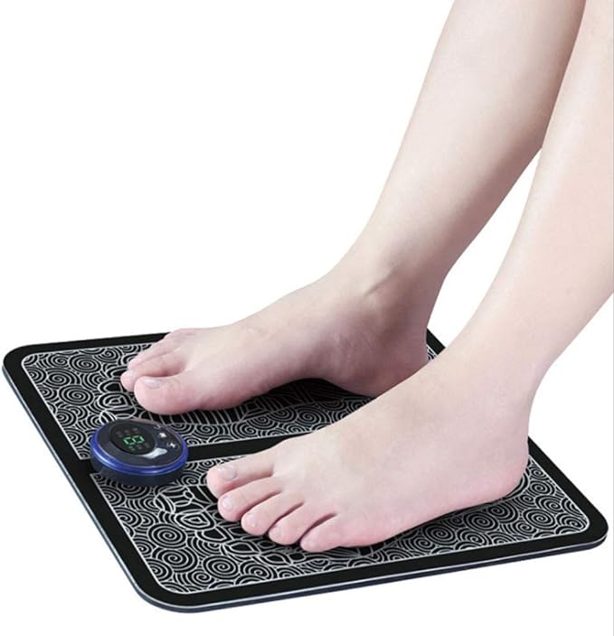 جهاز مساج وتدليك القدمين ب 8 اوضاع مختلفة لتخفيف اللام الارجل والقدمين يمل بالشحن بيو اس بي