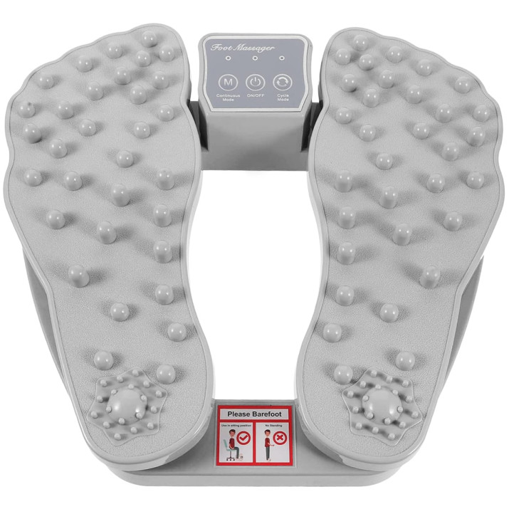 جهاز مساج القدمين ببرنامجين للتدليك يعمل علي تحسين الدورة الدموية وتخفيف الآم وإجهاد العضلات بوصلة يو اس بي