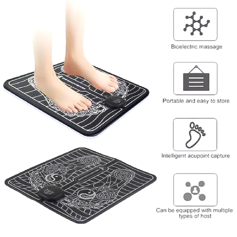 جهاز مساج وتدليك القدم ب 8 اوضاع مختلفة لتحسين الدورة الدموية وتخفيف الآم وإجهاد العضلات بوصلة يو اس بي