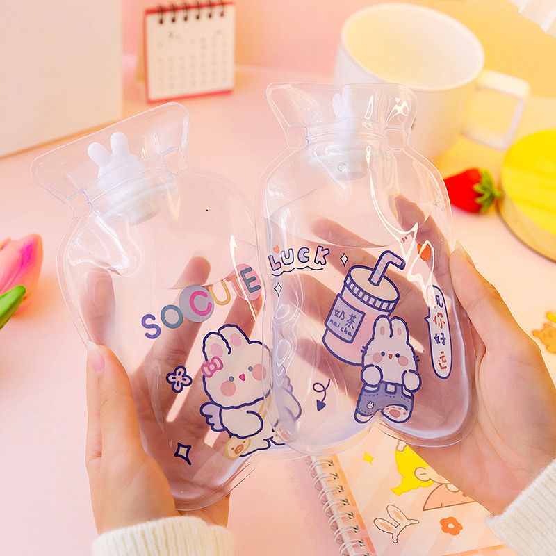 قربة مياه بالترمومتر محمولة لتدفئة وتخفيف الم البطن والظهرعملية وسهلة الأستخدام