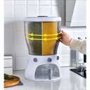 ديسبنسر الحبوب والبقوليات الدوار بأربع تقسيمات داخلية