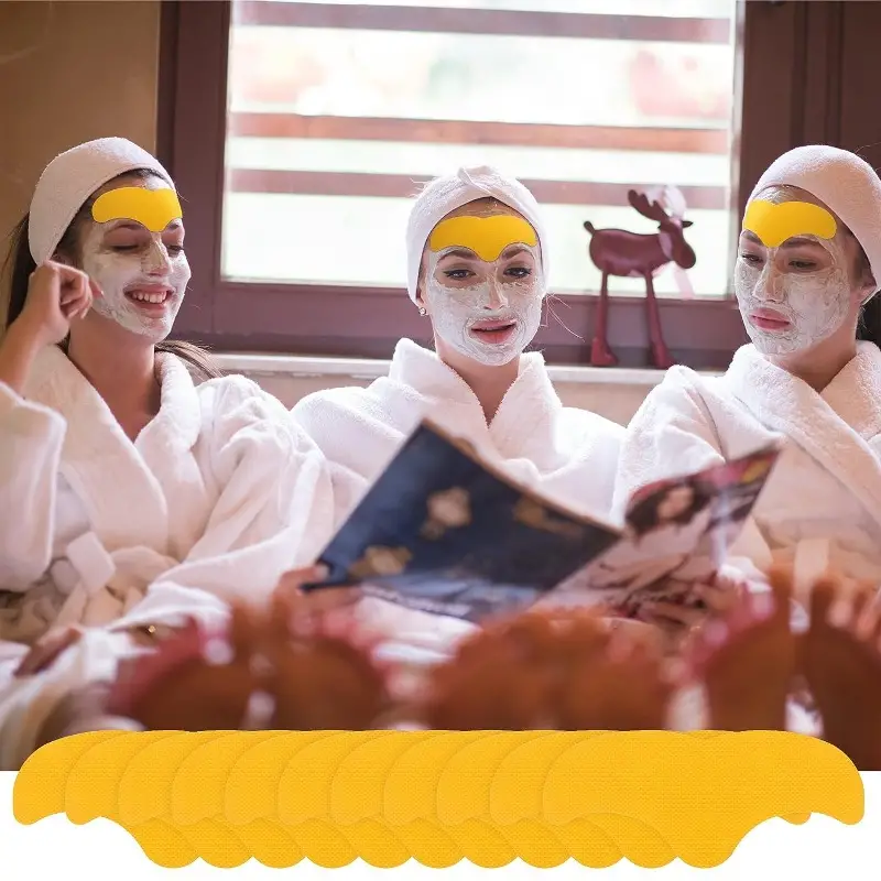 مجموعة لاصقات جل 10 قطع من حمض الهيالورونيك لتقليل تجاعيد الوجة وازالة الخطوط الدقيقة للجبين وبين العينين