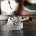 كنكة زجاج بايركس منرقش 150 ملي للقهوة والحليب و تقديم الصوصات علي السفرة