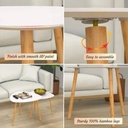 طقم ترابيزات مودرن خشب قطعتين للركنة لتجديد ديكور منزلك