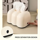 علبة مناديل بلاستيك بسوستة داخلية لسهولة استخدامها لغرفة النوم و المعيشة و الاطفال